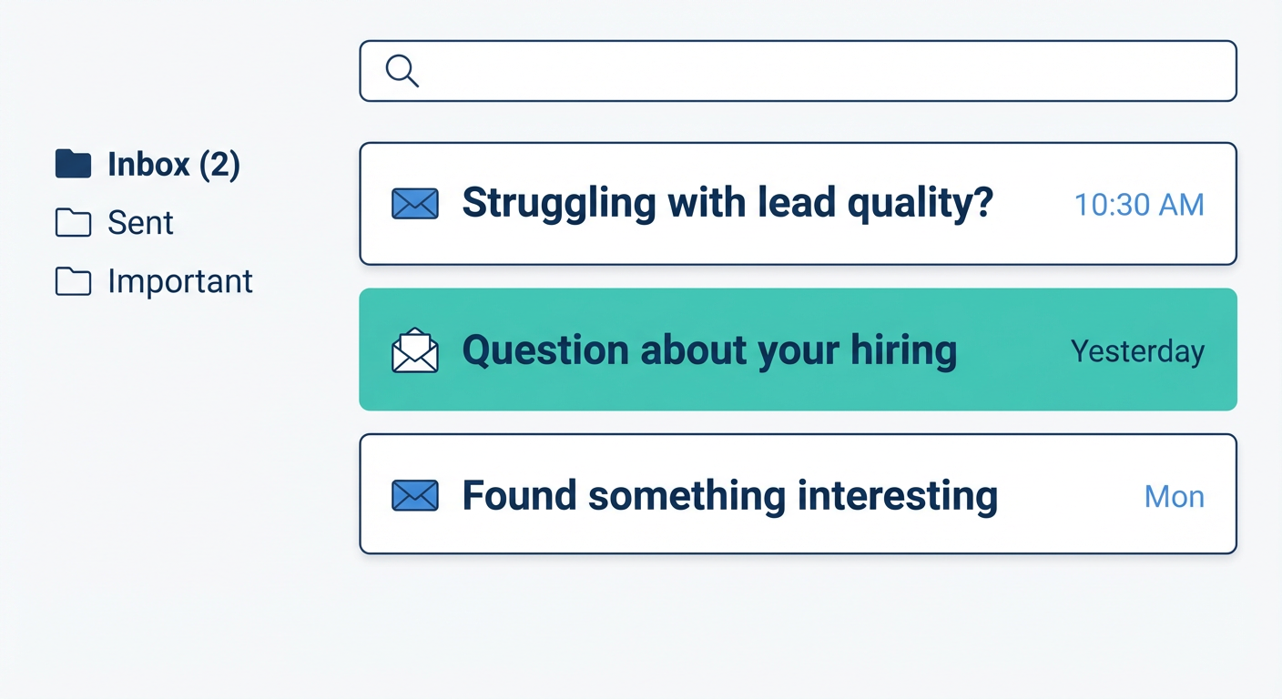 Cold email subject lines that get opens