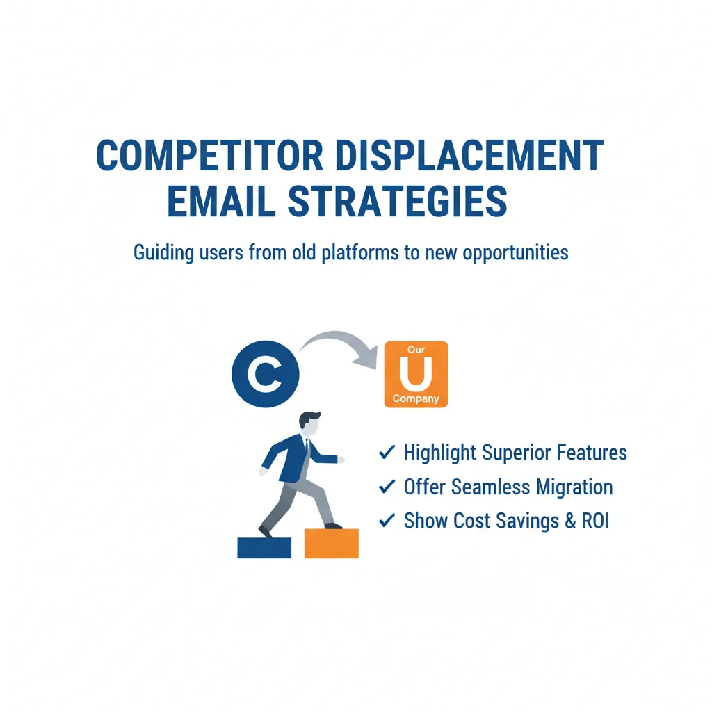 Competitor displacement email templates for sales outreach
