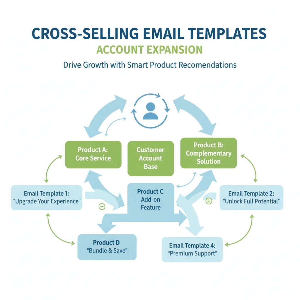Cross-sell email templates for account expansion