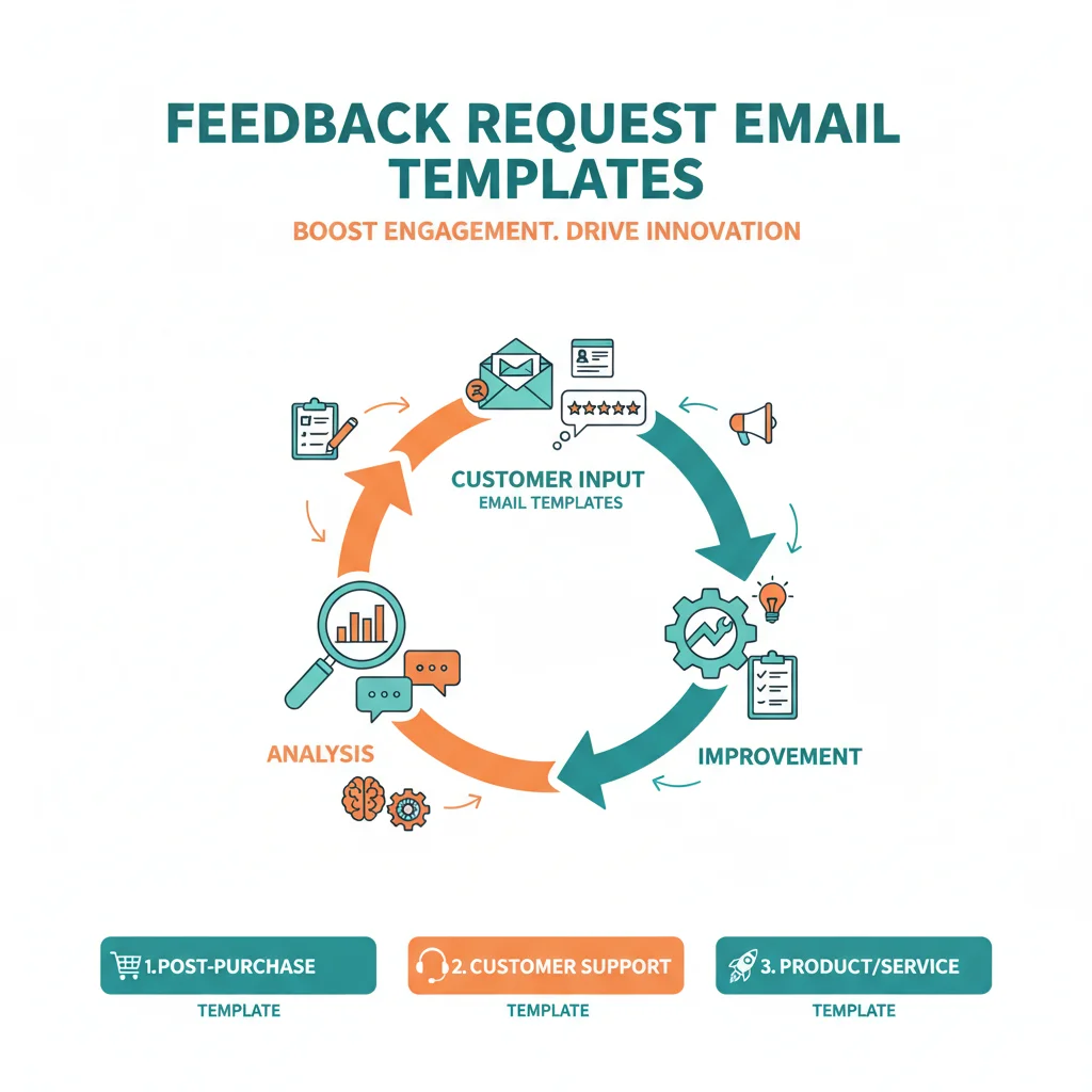 Feedback request email templates for customer insights