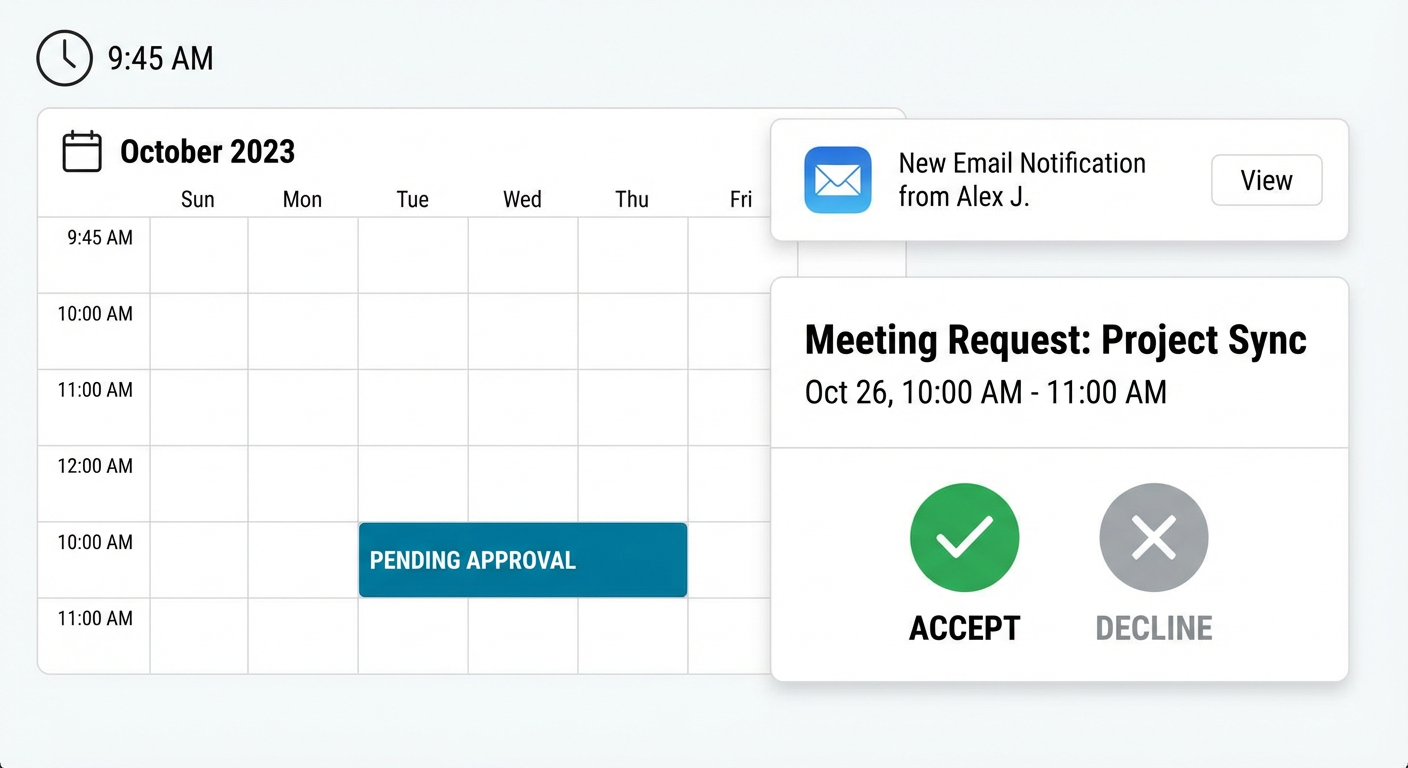 Meeting request email templates