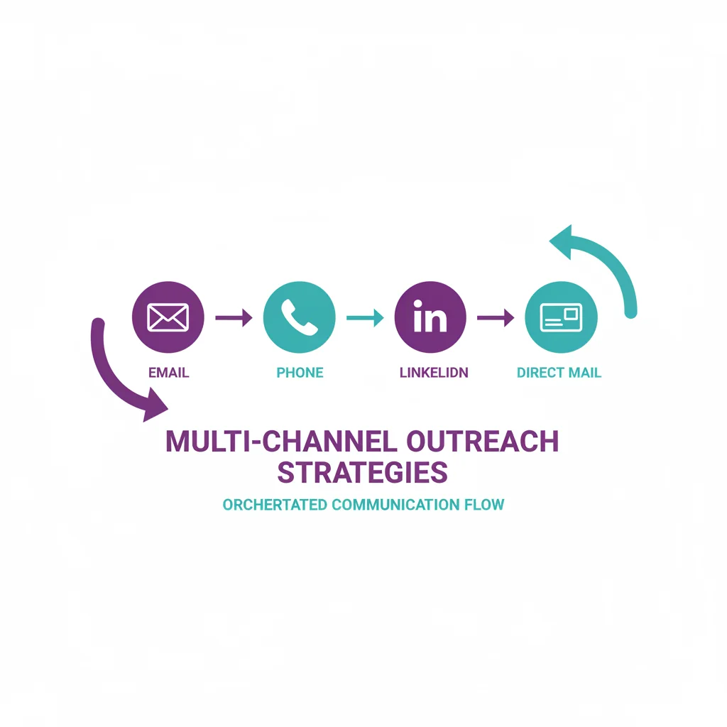 Multi-channel outreach templates for sales