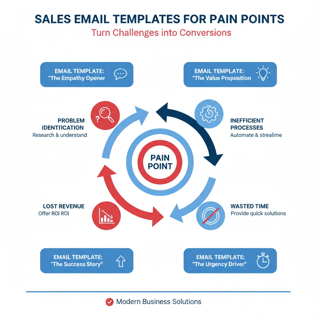 Pain point email templates for sales outreach