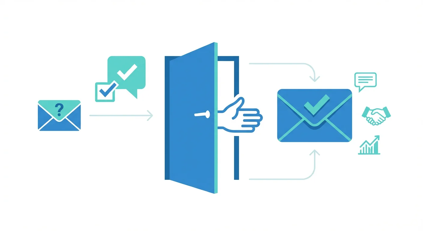 Permission-based email templates showing consent and trust-building approach