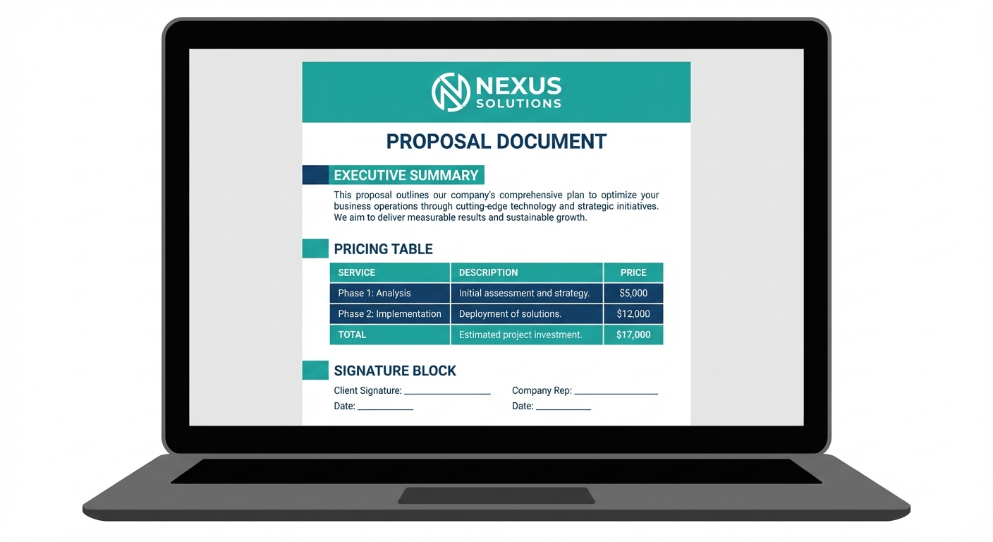 Proposal email templates for closing deals