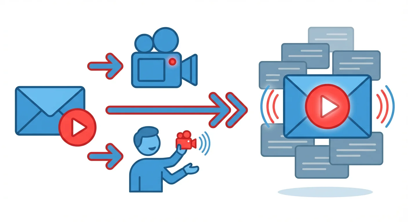 Video email templates for personalized outreach